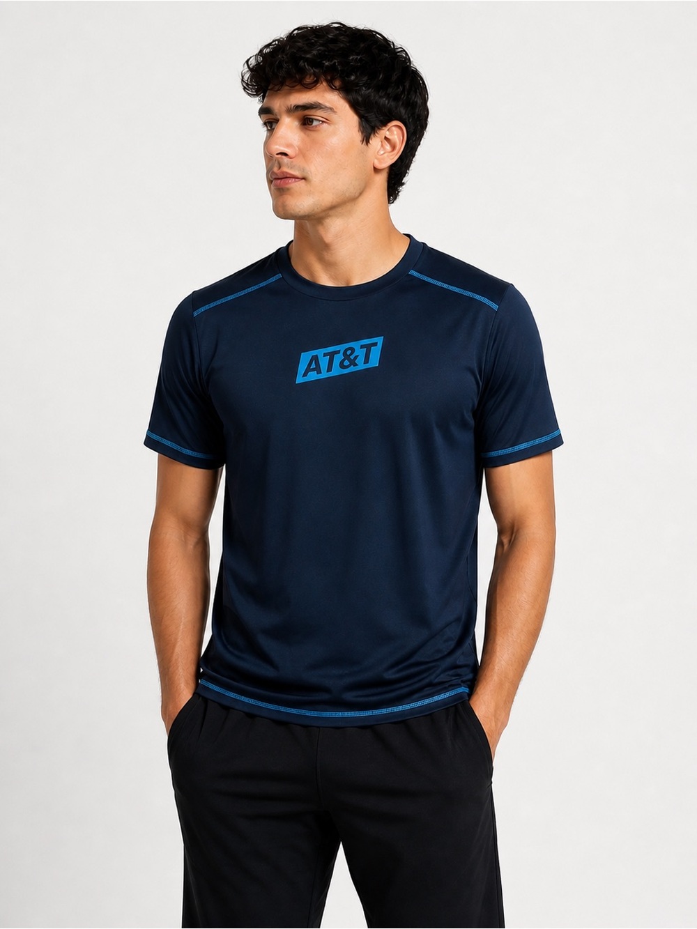 AT&T Athletic Performance Tee Techwear / Athleisure Shirt Streetwear Minimalist